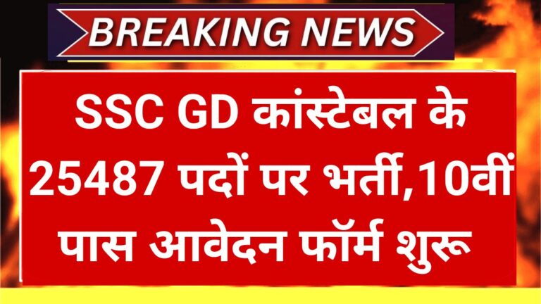 SSC GD Constable Recruitment 2025
